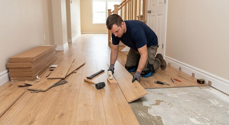 Laminate Floor Replacement in Gwinnett County, GA