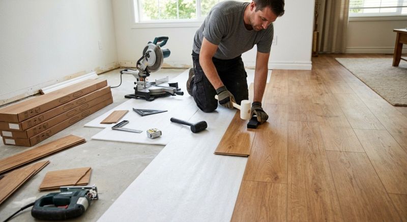 Laminate Floor Replacement in Oakwood, GA