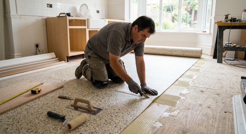 Linoleum Floor Installation in Jefferson, GA