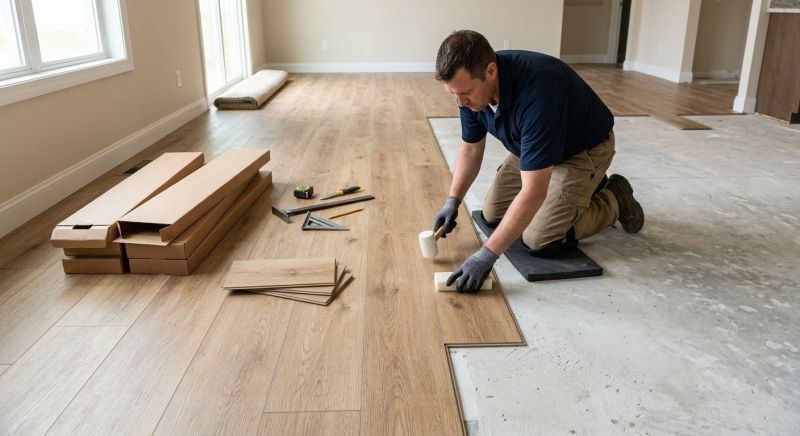 Luxury Vinyl Tile Installation in Braselton, GA