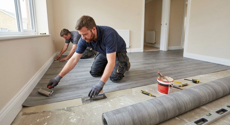 Sheet Flooring Installation in Auburn, GA