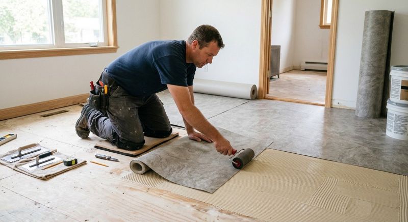 Sheet Flooring Installation in Lawrenceville, GA