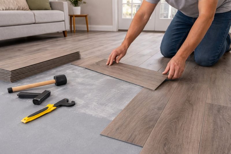 Vinyl Plank Floor Installation in Winder, GA