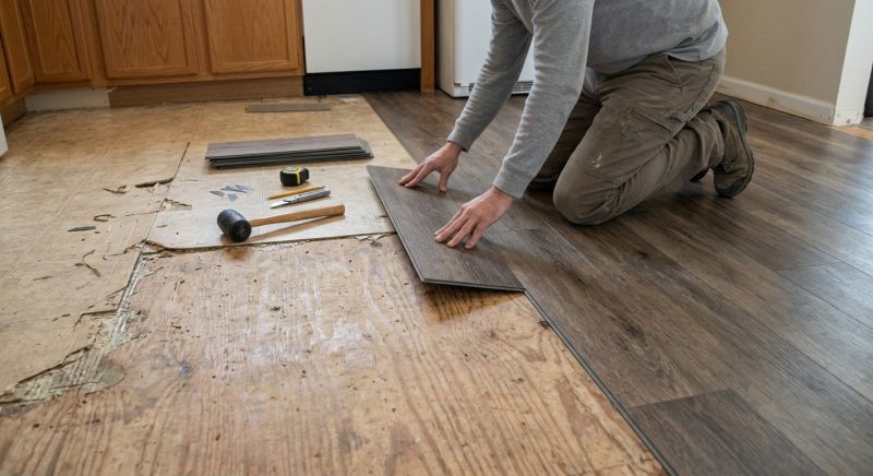 Vinyl Tile Replacement in Winder, GA