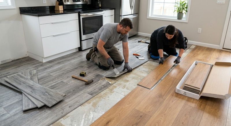 Vinyl Tile Replacement in Winder, GA